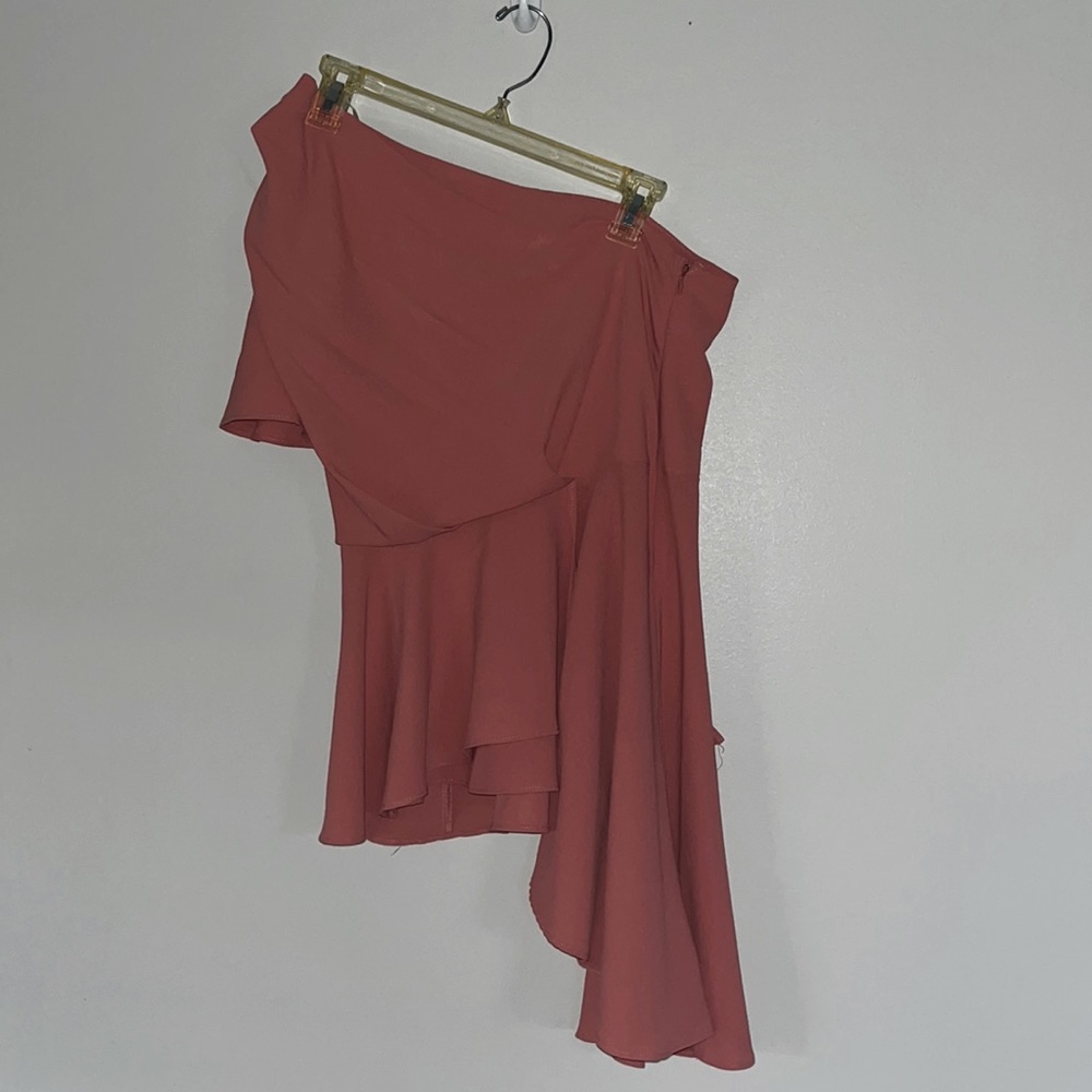Do+be one shouldered peplum blouse